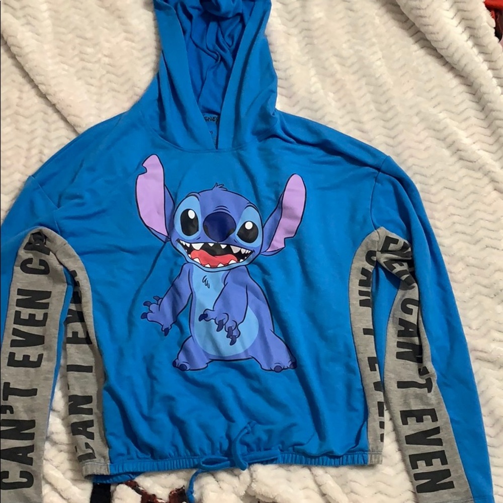 A stitch hoodie